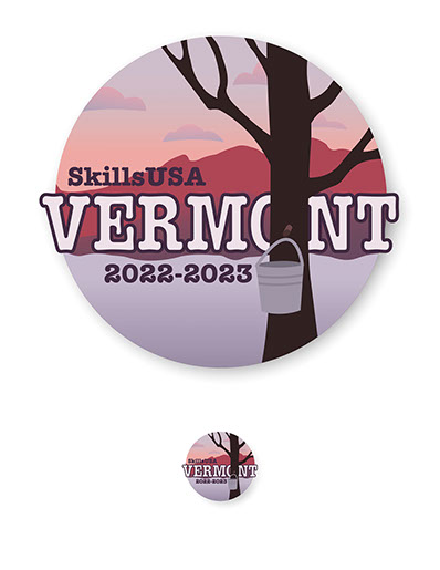 SkillsUSA VT- Pin and T-Shirt Designs